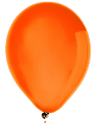 Оранжевый латексный шар (пастель) 12”