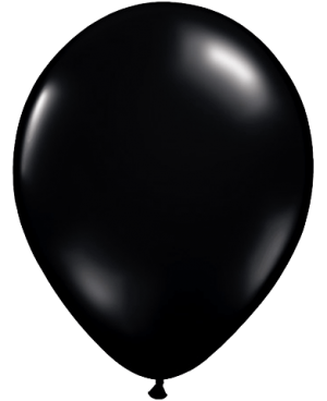Черный латексный шар (пастель) 12”