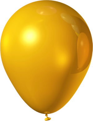 Желтый латексный шар (пастель) 12”
