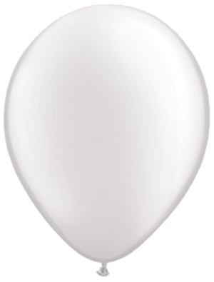 Белый латексный шар (пастель) 12”